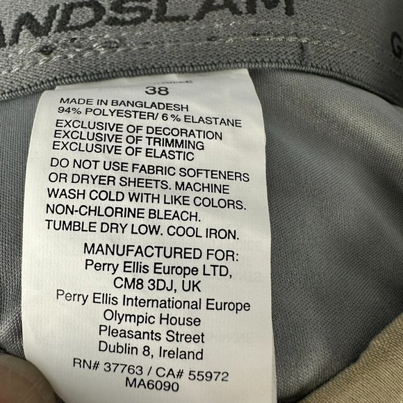 Grand Slam Men's Performance Stretch 360° Golf Short, Size 38, Chinchilla, NWT - Picture 8 of 9